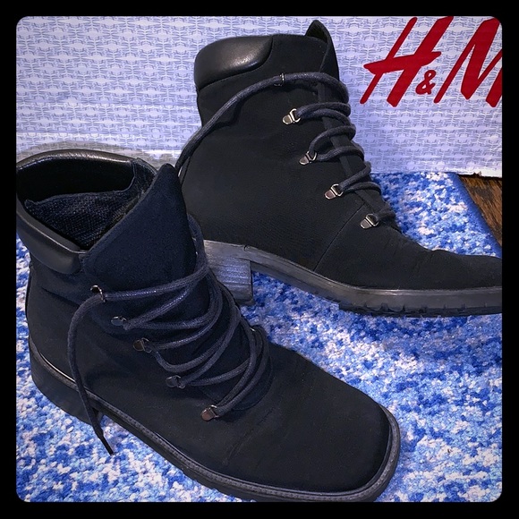 🥾 STUART WEITZMAN GORE-TEX LACE UP MOTO BOOTS 🥾 - Picture 1 of 6